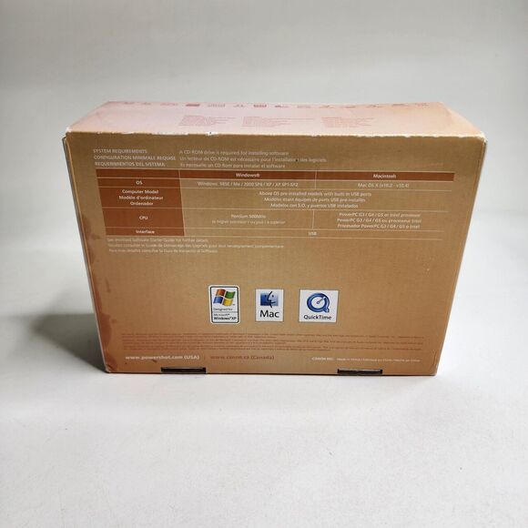 Canon PowerShot A630 8MP Digital Camera Silver 4x Zoom Box Manuals Works Clean - Picture 6 of 16